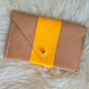Clare Vivier Leather Envelope Wallet